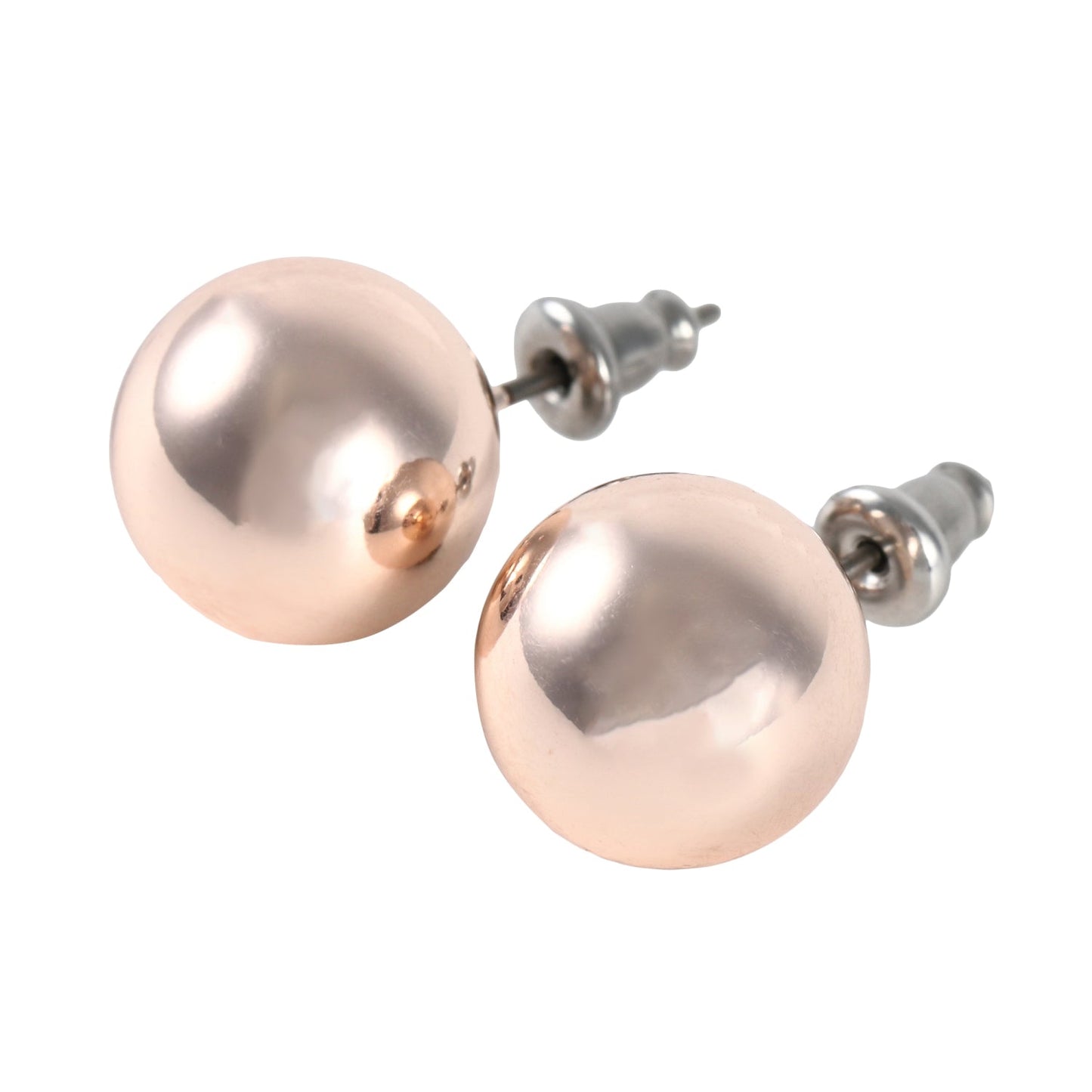 ボールピアスローズゴールド